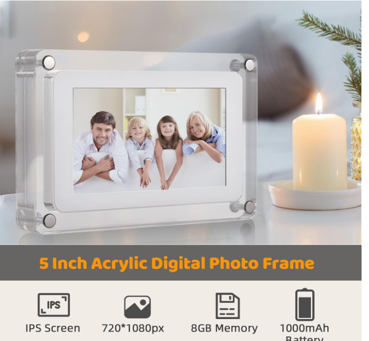 Digital Picture Frame Photo/Music/Video Player