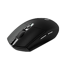 Logitech G G305 LIGHTSPEED Kablosuz Oyuncu Mouse, 12.000 DPI HERO Sensör, 6 Programlanabilir Tuş, 1 ms Bildirim Hızı, 99 gr Ağırlık, 250 Saat Pil Ömrü, Siyah
