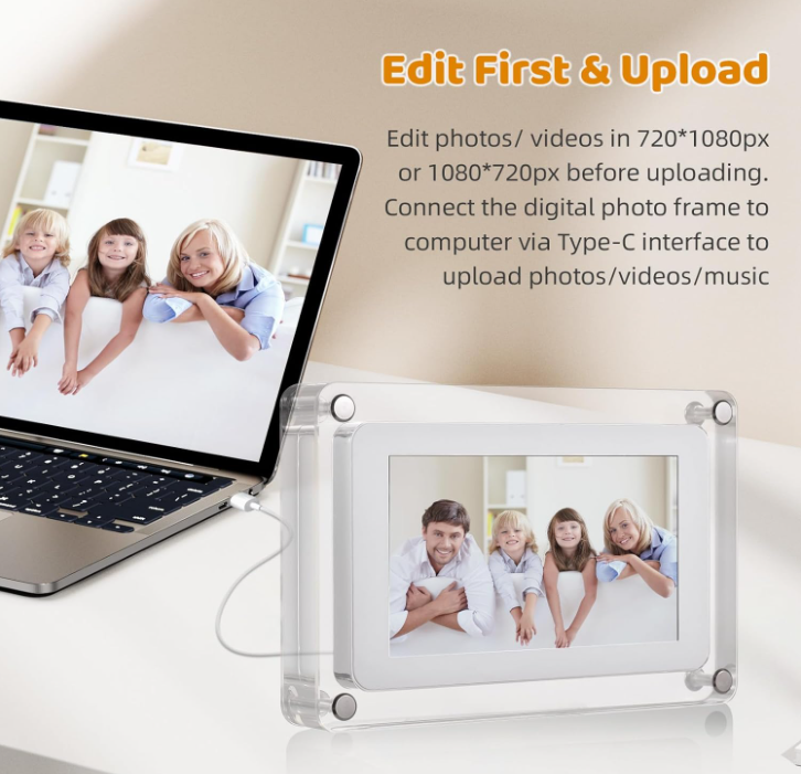 Digital Picture Frame Photo/Music/Video Player