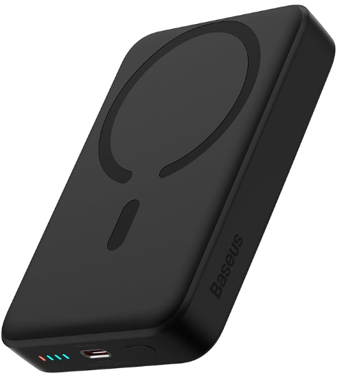 Baseus Magsafe Mini Type-C Kablolu Wireless Powerbank 10.000 mAh 30W-Siyah