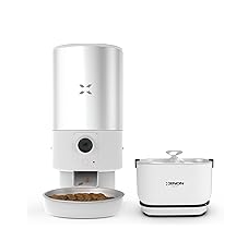 Xenon Smart Akıllı Çelik Kedi Köpek Besleme Kasesi ve Otomatik Şarjlı Su Pınarı 2'li Pet Ürünleri Seti