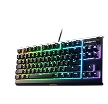 steelseries Apex 3 TKL Türkçe Gaming Klavye Tenkeyless, 8 Bölge RGB Aydınlatma Türkçe QWERTY